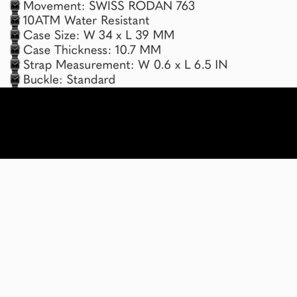 Aquswiss ladies white and copper watch - Picture 3 of 3